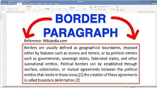 How To Change Paragraph Border Color In Word (Microsoft)