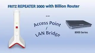 Fritz Repeater 3000 with Billion router as a LAN Bridge