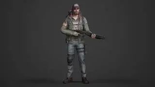 Survivor Warrior – 3D Character Model 