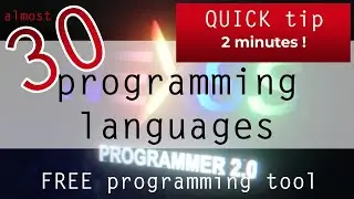 30 Languages in Nexss Programmer - Run your programs EASY | Quick Tip Programming