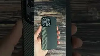 Pitaka MagEZ Case 3 (Fusion Weaving) for an iPhone 14 Pro.