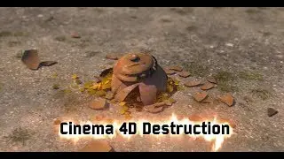 Cinema 4D  Tutorial || Rigid Body Destruction