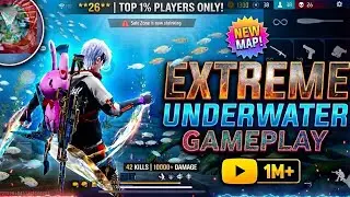 Extreme Underwater Ranked Match Gameplay 🥶| 42 Kill ☠️With 99% Headshot Rate ⚡️| Hard Situation 🤯