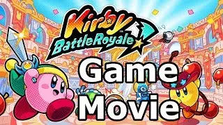 Kirby Battle Royale - All Cutscenes (Game Movie)