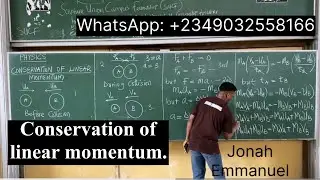 Conservation of  Momentum | Conservation of Linear Momentum 