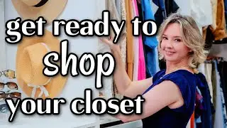 how to organize your closet to SHOP your closet