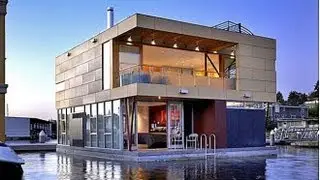 Плавающий дом в Сиэтле штат Вашингтон