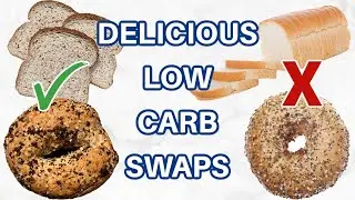 HEALTHY KETO LOW CARB SWAPS | EAT THIS NOT THAT! 2022 | Bread Pasta Bagels Chips