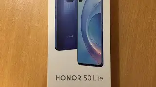Honor 50 Lite, распаковка, разглядывание, включение