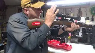 Scope mount and sight in on the Savage .22 Magnum rifle...50 yard and 100 yard range