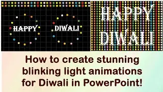 Create Blinking Lights for Diwali Animation in PowerPoint | Easy Step-by-Step Tutorial