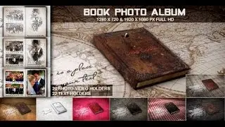 Free After Effects Template - Book Photo Album