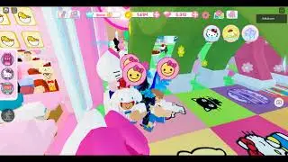 Обзор моего кафе в игре My Hello Kitty Cafe😺