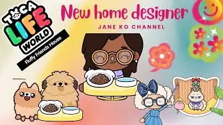 Toca boca fluffy friends house design  | *NEW HOUSE PACK!* 🏡🐶 | house build 🏡