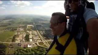 Husband's skydive from 10,000 feet