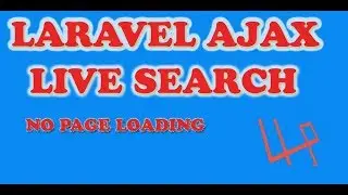 laravel ajax live table search bangla no page loading