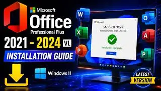 Microsoft Office Professional Plus 2021   2024 | Step by Step Installation Tutorial