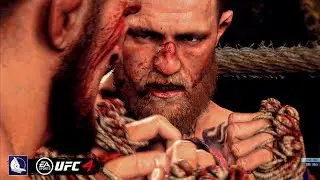 UFC 4: Khabib Nurmagomedov vs Conor McGregor | Knockout Mode in kumite arena