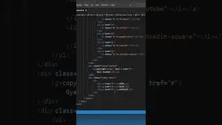 How to design a footer in webpage | easy & simple 