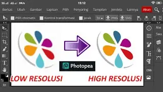 Cara Merubah Gambar Pecah Menjadi Vector DI HP Android - Tutorial Photopea