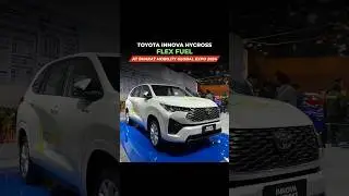 Toyota Innova Hycross Flex Fuel Car at Bharat Mobility Expo 2024