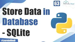 Insert Query - How to Store Data in Database | Python Tutorial