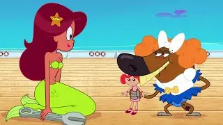ZIG e SHARKO 🌴 NOVOS MELHORES AMIGOS 👧 Zig e Sharko Brasil | Desenho Animado em português