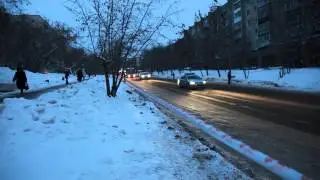 Эстафета Олимпийского огня в Перми 4 января 2014 г.