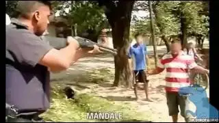 Policías en acción: Gordo se hace el piola y termina mal [dubstep]