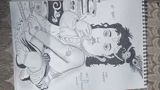 Happy Krishna Janmashtami  drawing 2024 #today #janmashtami #janmashtamispecial #कृष्णजन्माष्टमी
