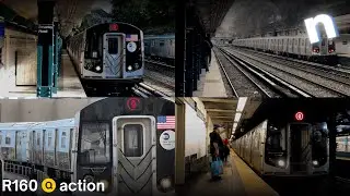 MTA Transit: R160 (Q) Action