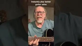 1 stupid simple hack for great guitar solos #learningguitar