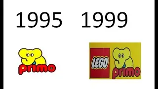 Ewolucja loga Lego Primo 1995-1999