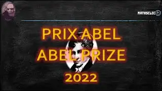 🔴MATHSCLIC SHORTS | ABEL PRIZE ~ 2022