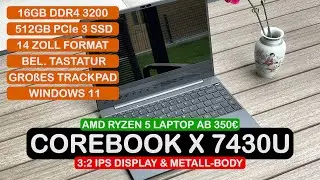 Chuwi CoreBook X 7430U Unboxing & Teardown