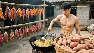 Digging Sweet Potatoes From The Earth And Transforming Them Into Delicious Vermicelli Noodles!