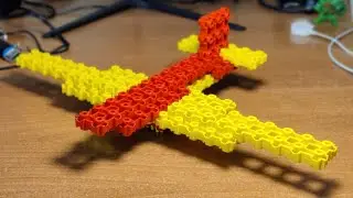 Большой самолет из конструктора "Факластик"