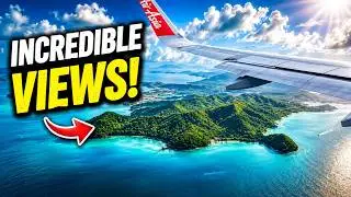 Landing at Phuket Airport (HKT) | Phuket, Thailand - January 2023
