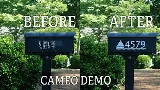 How to Cut Vinyl Sticker For Mailbox [Cameo Review/Tutorial]