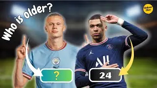 Football's Time Travel: Who Are the Oldest Players on the Field? | Guess the Older Player.