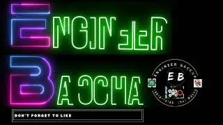 Reveal New Channel Intro || Neon Light || #EngineerBaccha  #Shorts|| how to make new intro.