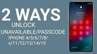 2 Ways Unlock iPhone Unavailable Without iTunes 2024 || Skip iPhone Unavailable Without Reset 2024