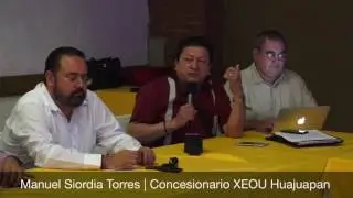 Manuel Siordia Torres, concesionario de la XEOU de Huajuapan