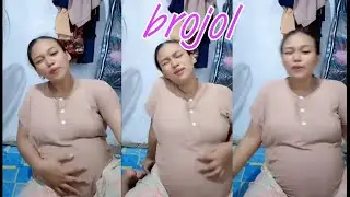 Bunda Vina elus perut
