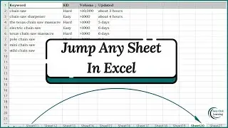 Switch Excel Sheets Instantly – Super Fast Time-Saving Trick!