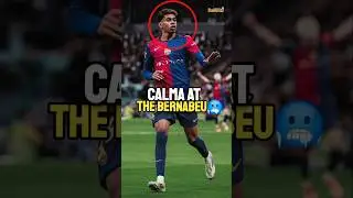 Lamine hit the calma after trashing Madrid st the Bernabéu.😳☠️ Lamine Yamal has ice in his veins🥶💀