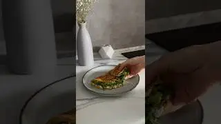 Овсяноблин с сыром и авокадо🤤 #shorts #shortvideo #завтрак #овсяноблин #breakfast #helthyfood