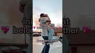 Initals that belong together pt. 8