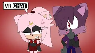 Dark encounters Sailor Anarchy attacking a city in vr chat