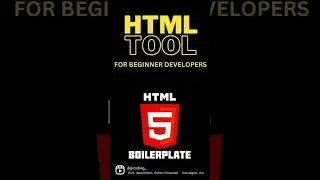 HTML TOOLS FOR BEGINNER DEVELOPERS
